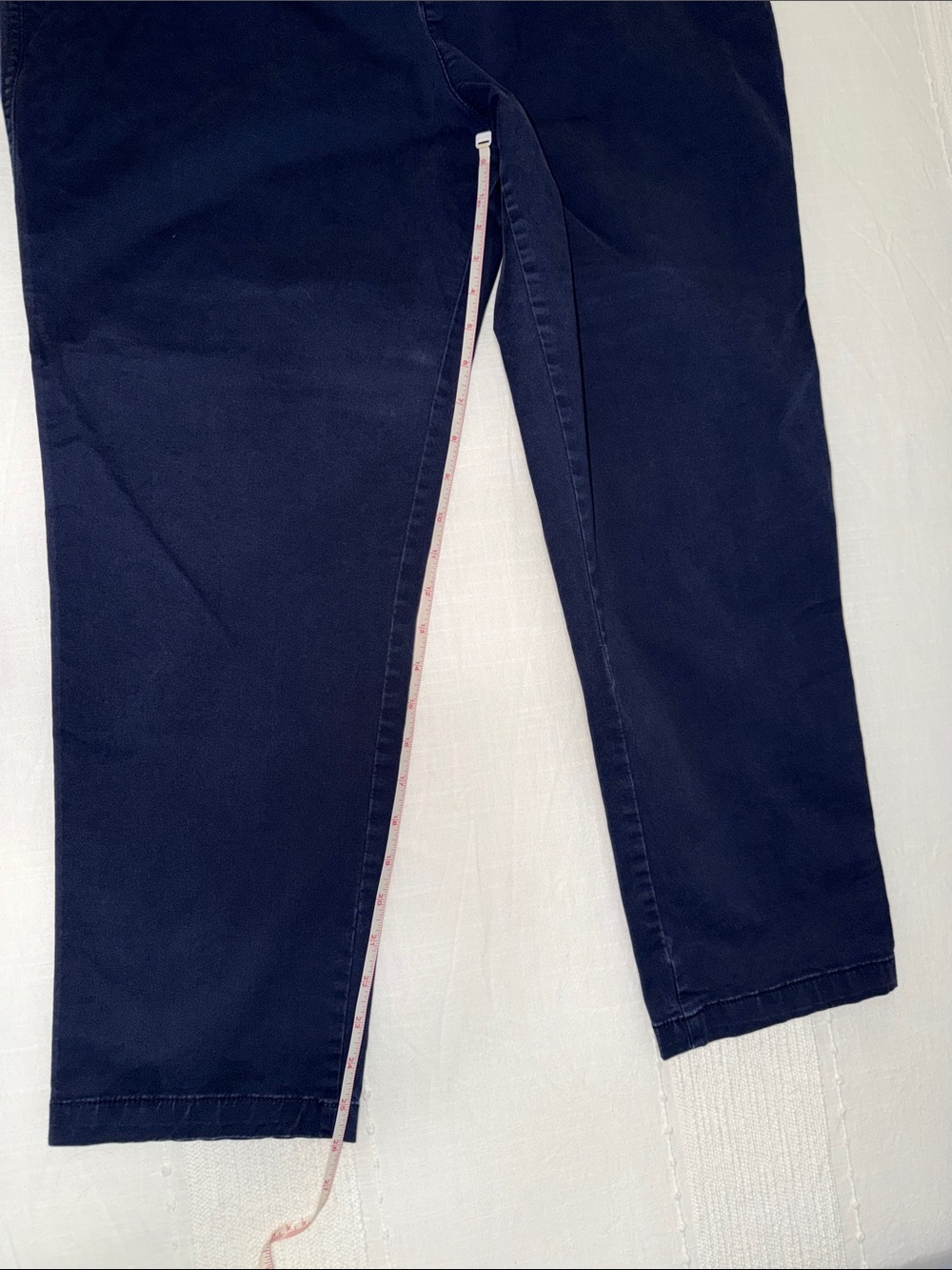 Gap Women's Navy Blue Boyfriend Khaki’s Size 16 - Picture 6 of 9